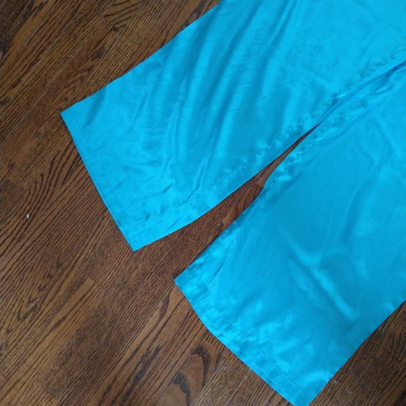 La Senza blue satin pajama pants sz medium - Picture 6 of 10